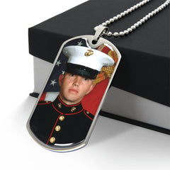 Custom Dog Tag Photo Necklace
