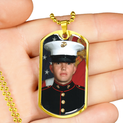 Custom Dog Tag Photo Necklace
