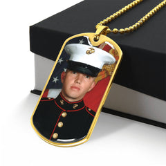 Custom Dog Tag Photo Necklace