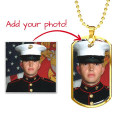 Custom Dog Tag Photo Necklace